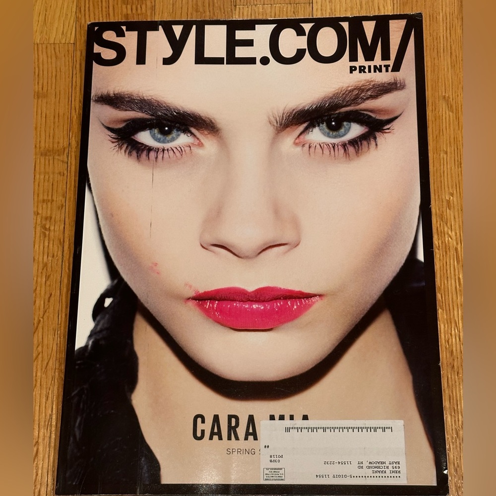 Style.com Print Fashion Magazine 2013 Spring Cara Delevingne